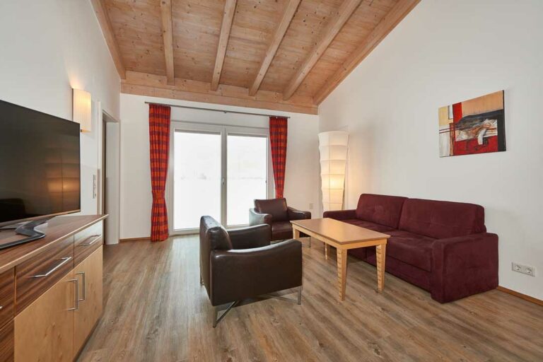 In diesem Appartement Burgblick kann man sich Abends erholen und stärken für den nächsten Tag