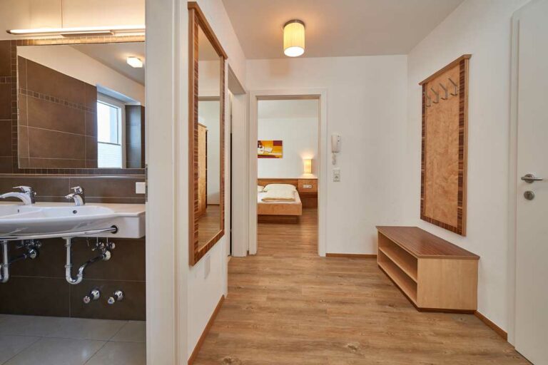 Großer Vorraum im Appartement Schmittenhöhe